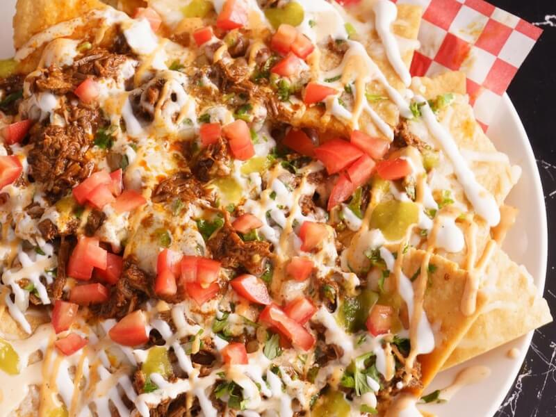 photo of birrias on plate from the Birria Spot @ Canyon Cafe